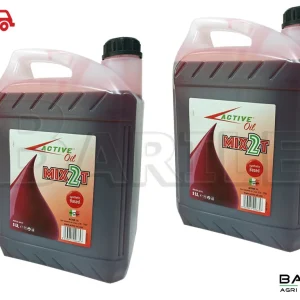 10 Litri Olio Miscela 2 Tempi Sintetico Additivato Con Tubo Riempimento ACTIVE