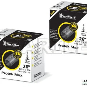 2 Camera D'aria Antiforatura Bici MTB 26 " x 1.9 - 2.3 V / I MICHELIN PROTEK MAX