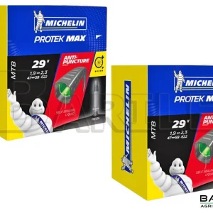 2 Camera D'aria Antiforatura Bici MTB 29 " x 1.9 - 2.3 V / P MICHELIN PROTEK MAX