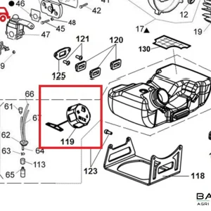 Tappo Serbatoio Benzina Scuotitore Olive ACTIVE OLIVATOR M50 - M60 - M70