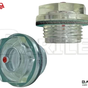 Tappo / Spia Trasparente Livello Olio Cambio Scuotitore ACTIVE - VIBROTEK